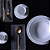 Prato Raso Jantar Refeição 26cm Madeleine Branco Cerâmica Porto Brasil - Imagem 4