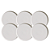 Jogo De Pratos Sobremesa 21,5cm Kit 6 Peças Neo Vit Stoneware Cerâmica Porto Brasil Rustico - Imagem 1