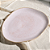 Jogo De Pratos Raso Jantar Refeição 31cm Kit 6 Peças Oval Orgânico Litchi Rosa Cerâmica Porto Brasil - Imagem 5