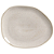 Jogo De Pratos Raso Jantar Refeição 31cm Kit 4 Peças Oval Orgânico Latte Cerâmica Porto Brasil Rustico - Imagem 2