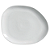 Jogo De Pratos Sobremesa 22,5cm Kit 6 Peças Oval Orgânico New White Cerâmica Porto Brasil - Imagem 2