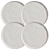 Jogo De Pratos Fundo 22,5cm 830ml Kit 4 Peças Bio Stoneware Vit Sopa Cerâmica Porto Brasil - Imagem 1