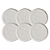 Jogo De Pratos Fundo 22,5cm 830ml Kit 6 Peças Bio Stoneware Vit Sopa Cerâmica Porto Brasil - Imagem 1