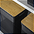 Cesto de Roupas Suja Com Tampa de Bambu 49 Litros Grid Ou - Imagem 5