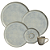 Aparelho De Jantar Jogo Pratos Green Granite Kit 24 Peças Cerâmica Completo Porto Brasil Rustico - Imagem 1