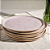 Aparelho De Jantar Jogo Pratos Bio Litchi Rosa Kit 12 Peças Cerâmica Completo Porto Brasil - Imagem 3