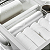 Organizador de Gaveta Modular 30cm Multiuso Transparente Clear Ou - Imagem 4