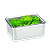 Kit 2 Organizadores De Geladeira 2,7L C/ Tampa e Cesto Escorredor Legumes Frutas Verduras - Imagem 2