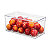 Kit 2 Organizadores De Geladeira 5L Com Tampa Escorredor Legumes Frutas Verduras - Imagem 3