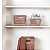 Cesto de Roupas Suja Com Tampa 49 Litros Organizador Grande Grid Ou - Imagem 4