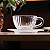 Jogo 6 Xicaras de Chá Café C/ Pires 180ml Lyor Renaissance Transparente - Imagem 4