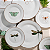 Prato De Sobremesa 19cm Libélula Porcelana Decorada Borda Marrom - Imagem 2