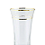 Taça De Champanhe Grace 190ml Com Friso Platino Cristal Borda Decorada Luxo - Imagem 2
