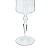 Taça Para Vinho Água 300ml Grace Cristal Friso Platino Borda Dourada Luxo - Imagem 2