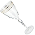 Taça Água Suco 350ml Cristal Decorado Friso Dourado Luxo - Imagem 4