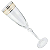 Jogo De Taças Champanhe Espumante 200ml Kit 4 Peças Cristal Friso Dourado Luxo - Imagem 4