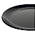 Aparelho De Jantar Jogo Pratos Kit 12 Peças Dama Vidro Opalino Preto Luxo - Imagem 5