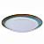 Prato Raso Jantar Refeição 27cm Le Sentier Porcelana Decorada Verde Luxo - Imagem 2