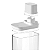 Kit 2 Pote Hermético 1,5L Medidor Porta Mantimentos Alimentos Organizador Drop - Imagem 6
