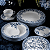 Jogo De Pratos Fundos Sopa 28cm Kit 6 Peças Azzura Porcelana Decorada Floral Tramontina - Imagem 5