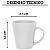 Caneca Xícara De Chá Café 250mlCerâmica Tulipa Drop Grande Branca Biona - Imagem 3