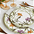 Jogo De Pratos Sobremesa 21cm Kit 4 Peças Campos Cerâmica Decorado Floral Alleanza - Imagem 5