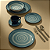 Aparelho De Jantar Jogo Pratos Kit 12 Peças Unni Oceânica Cerâmica Completo Oxford - Imagem 10