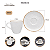 Jogo Xícaras De Chá Café Com Pires Kit 4 Peças 200ml Rustico Borda Marrom Porcelana Tramontina - Imagem 7