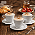 Xicara De Chá Café Com Pires 200ml Prisma Porcelana Branca Schmidt - Imagem 6