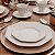Jogo De Pratos Raso 28cm Kit 6 Peças Jantar Refeição Prisma Porcelana Branco Schmidt - Imagem 7