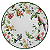 Prato Raso Jantar Harmony 29cm Refeição Cerâmica Decorado Floral Alleanza - Imagem 1
