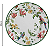 Prato Raso Jantar Harmony 29cm Refeição Cerâmica Decorado Floral Alleanza - Imagem 3