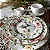 Prato Raso Jantar Harmony 29cm Refeição Cerâmica Decorado Floral Alleanza - Imagem 4
