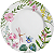 Sousplat de Cerâmica Prato Grande 34cm Lelis Floral Alleanza - Imagem 1