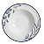 Prato Fundo Bruma 25cm Sopa Cerâmica Decorado Alleanza - Imagem 1