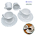 Xicara De Chá Café Com Pires 185ml Porcelana BrancaTramontina - Imagem 3