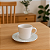 Xicara De Chá Café Com Pires 185ml Porcelana BrancaTramontina - Imagem 6