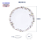 Prato Raso Jantar Fogli 25cm Porcelana Decorado Tramontina - Imagem 2