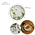 Jogo de Prato Sobremesa 21 cm Kit 6 Pçs Tropical Leaves Alleanza - Imagem 7