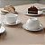 Jogo 4 Xícaras Chá Com Pires 250ml Alleanza Bruma Cerâmica - Imagem 4