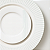 Jogo De Pratos Sobremesas 21cm Kit 4 Peças Monocroma Porcelana Decorada Tramontina - Imagem 6