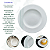 Jogo De Pratos Sobremesas 21cm Kit 6 Peças Monocroma Porcelana Decorada Tramontina - Imagem 7