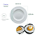 Jogo De Pratos Sobremesas 21cm Kit 6 Peças Monocroma Porcelana Decorada Tramontina - Imagem 9