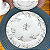 Jogo De Pratos Rasos 25cm Kit 4 Peças Fogli Porcelana Decorada Tramontina - Imagem 2