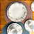 Jogo De Pratos Rasos 25cm Kit 4 Peças Fogli Porcelana Decorada Tramontina - Imagem 6
