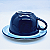 Jogo Xicaras de Chá Café Com Pires 200ml Kit 4 Peças Unni Oceânica - Imagem 7