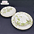 Aparelho de Jantar Jogo Pratos Kit 18 Peças Tropical Leaves Cerâmica - Imagem 7