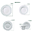 Aparelho De Jantar Jogo Pratos Kit 24 Peças Monocroma Porcelana Completo Tramontina - Imagem 4