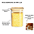 Pote Vidro Hermético  c/ Tampa De Bambu Mantimentos 1,1L Condimentos Alimentos Quadrado - Imagem 2