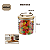 Pote Vidro Hermético c/ Tampa De Bambu Mantimentos 400ml Alimentos Redondo - Imagem 3